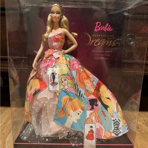 Barbie Generations of Dreams Doll in Vibrant Pink and Multicolor Dress